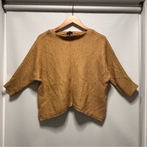 The Limited Merino Wool mix Dolman sleeve Sweater Diagonal Ribbed Womens L